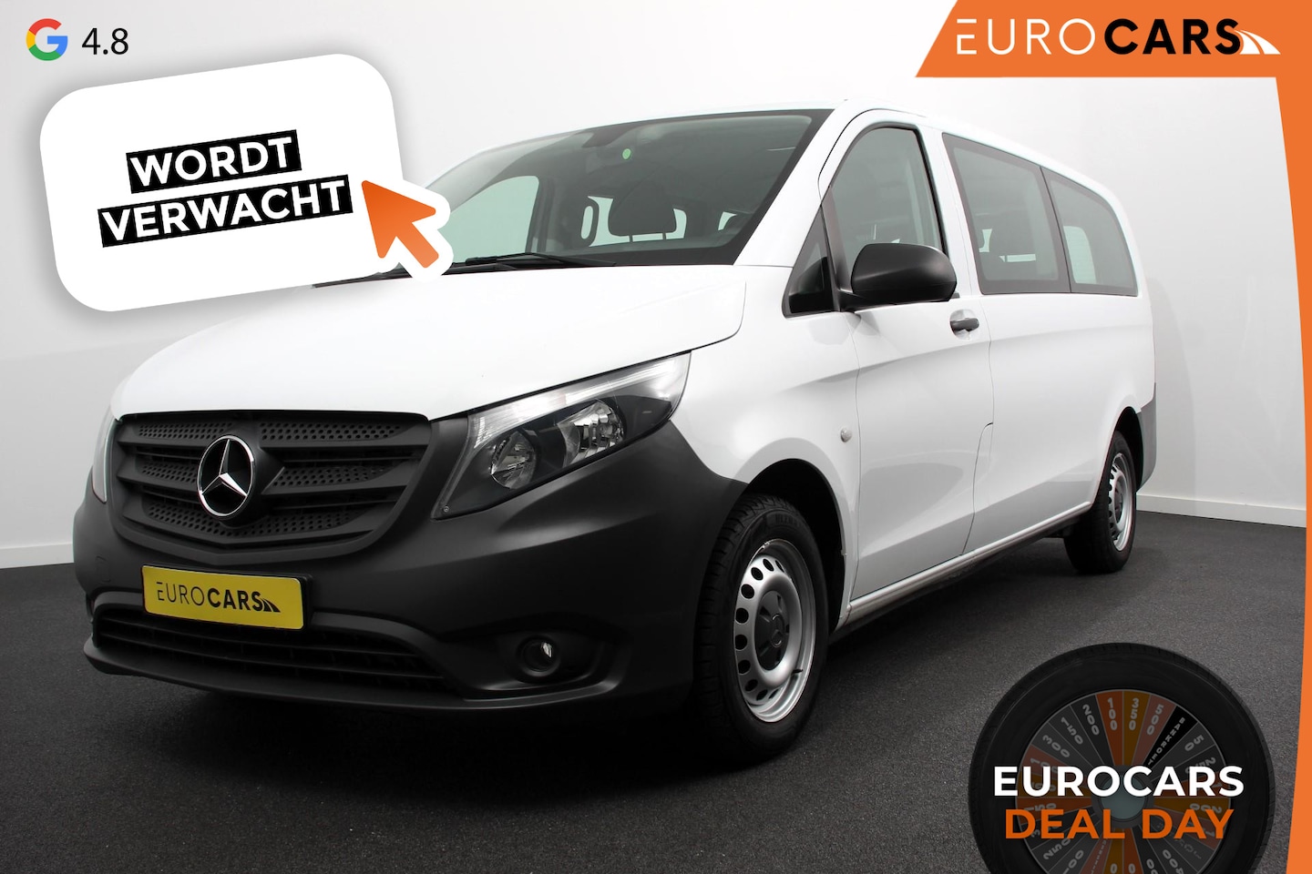 Mercedes-Benz Vito Tourer - 114 CDI Automaat Pro Extra Lang 8 persoons Navigatie Airco Cruise Control - AutoWereld.nl