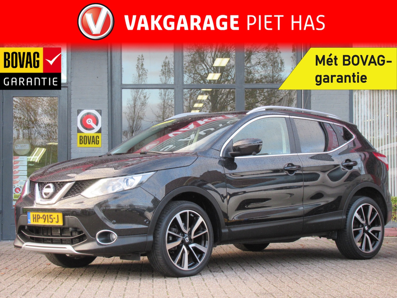 Nissan Qashqai - 1.2 Tekna | Clima-Airco | Navigatie | Parkeercamera | Incl. BOVAG Garantie | Trekhaak | 1s - AutoWereld.nl