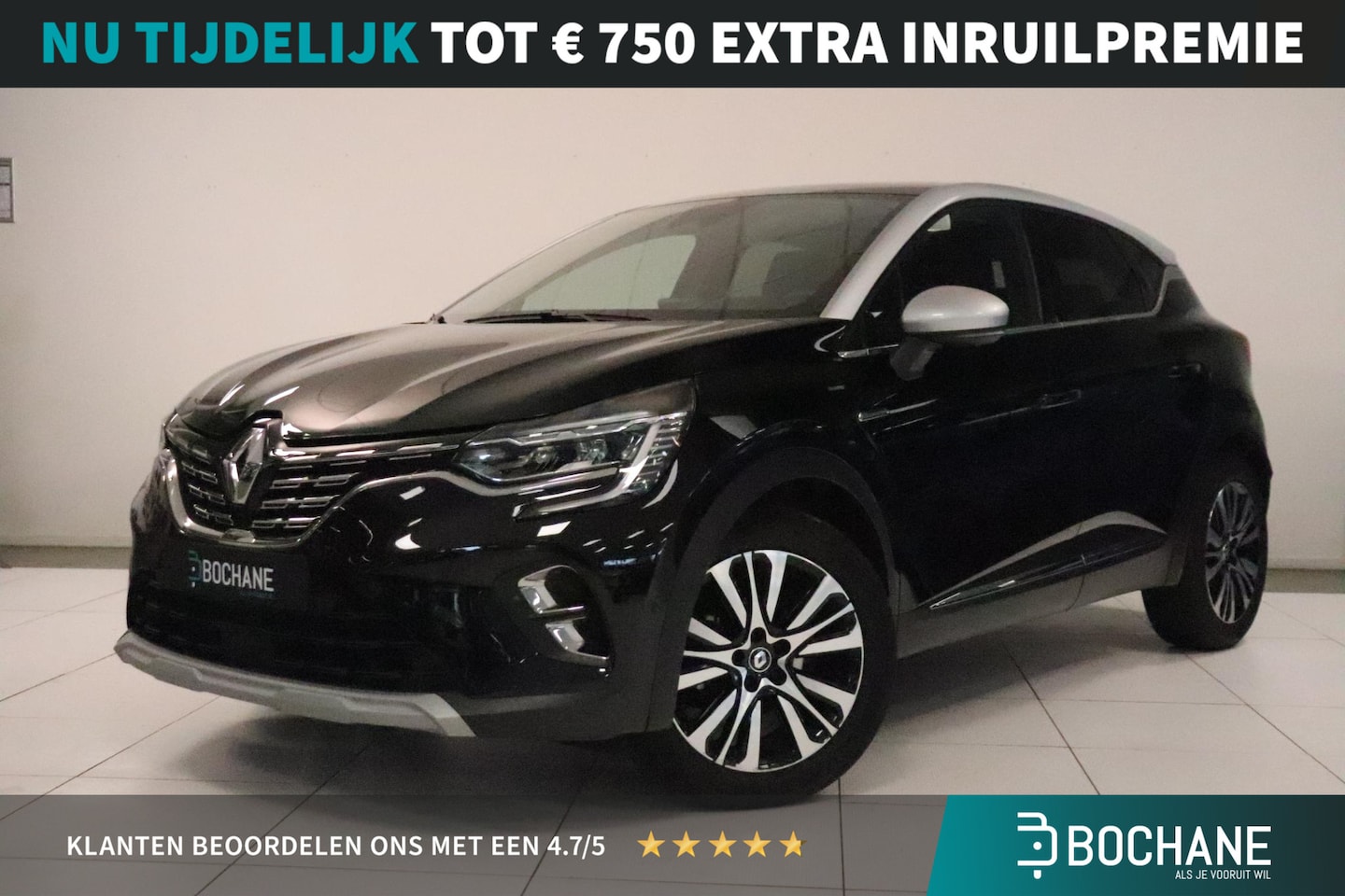 Renault Captur - 1.3 Mild Hybrid 160 EDC Iconic Automaat | Panoramadak | BOSE Audio | Leder | - AutoWereld.nl