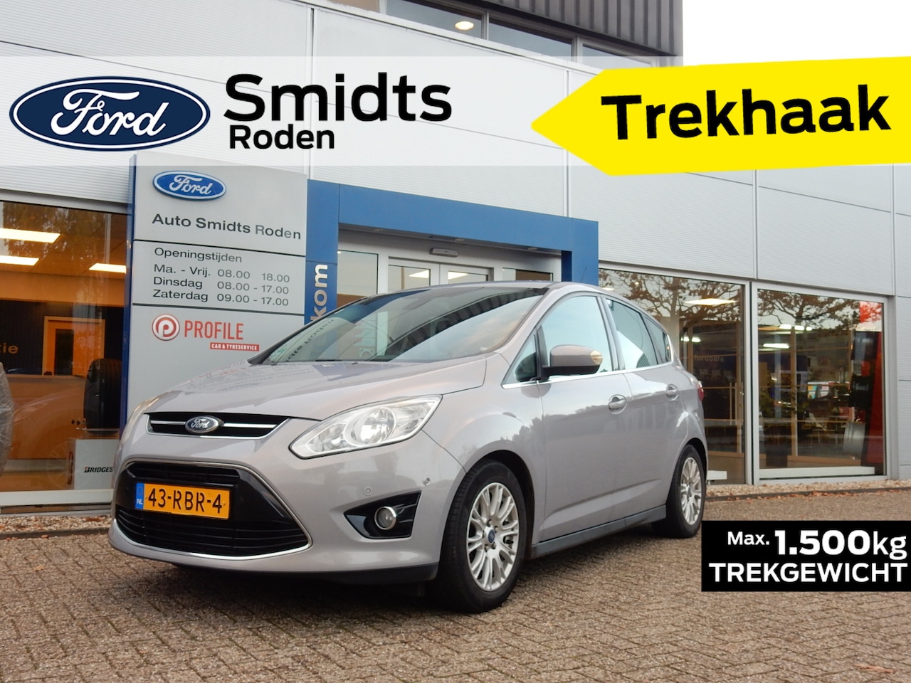 Ford C-Max - 1.6 150PK SCTi Titanium | Trekhaak | 1.500KG trekgewicht | Super netjes | Parkeersensoren - AutoWereld.nl