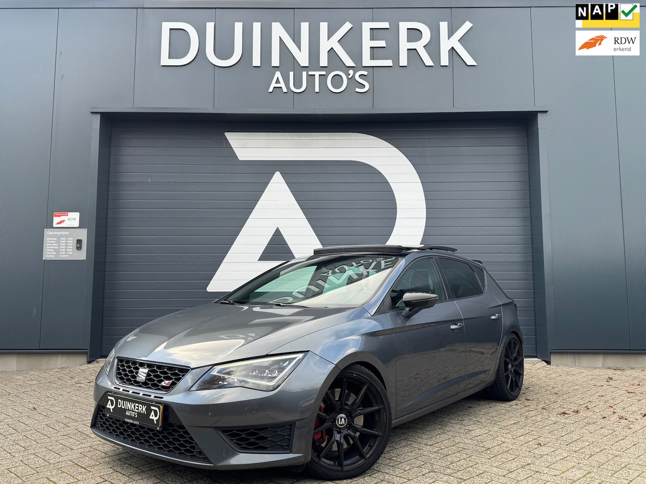 SEAT Leon - 2.0 TSI Cupra 280 | Automaat | Panoramadak | Airco | Cruise control | NAV - AutoWereld.nl