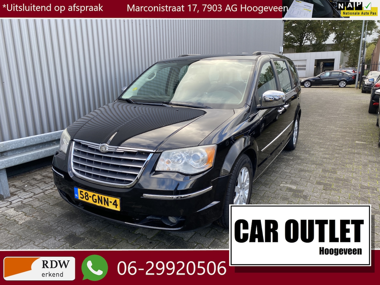 Chrysler Grand Voyager - 3.8 V6 Limited AUTOMAAT, Leer, Clima, Navi, CC, PDC & Cam, LM, nw. APK – Inruil Mogelijk – - AutoWereld.nl