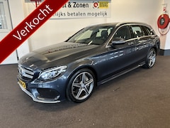 Mercedes-Benz C-klasse Estate - 350 e AMG Edition Automaat | Luchtvering | Burmester | Dealer onderhouden | Cruise control