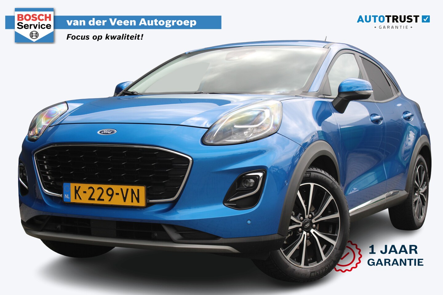 Ford Puma - 1.0 EcoBoost Titanium | Incl. 12 maanden garantie | Trekhaak | Dodehoek detectie | Cruise - AutoWereld.nl