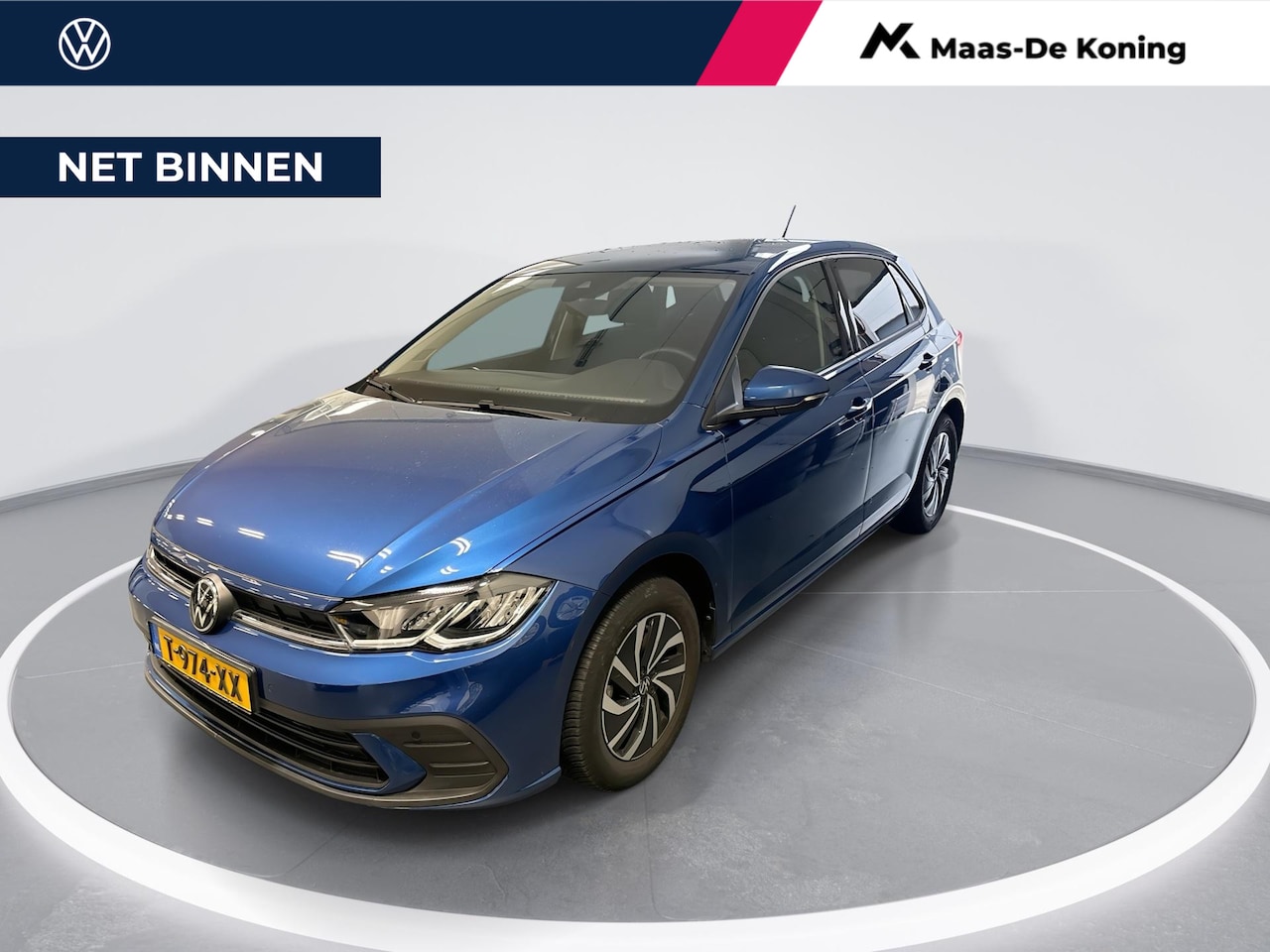 Volkswagen Polo - 1.0 TSI 95pk Life · Apple/Android Car Play · Navigatie · P-Sensoren · Getint Glas · Airco - AutoWereld.nl