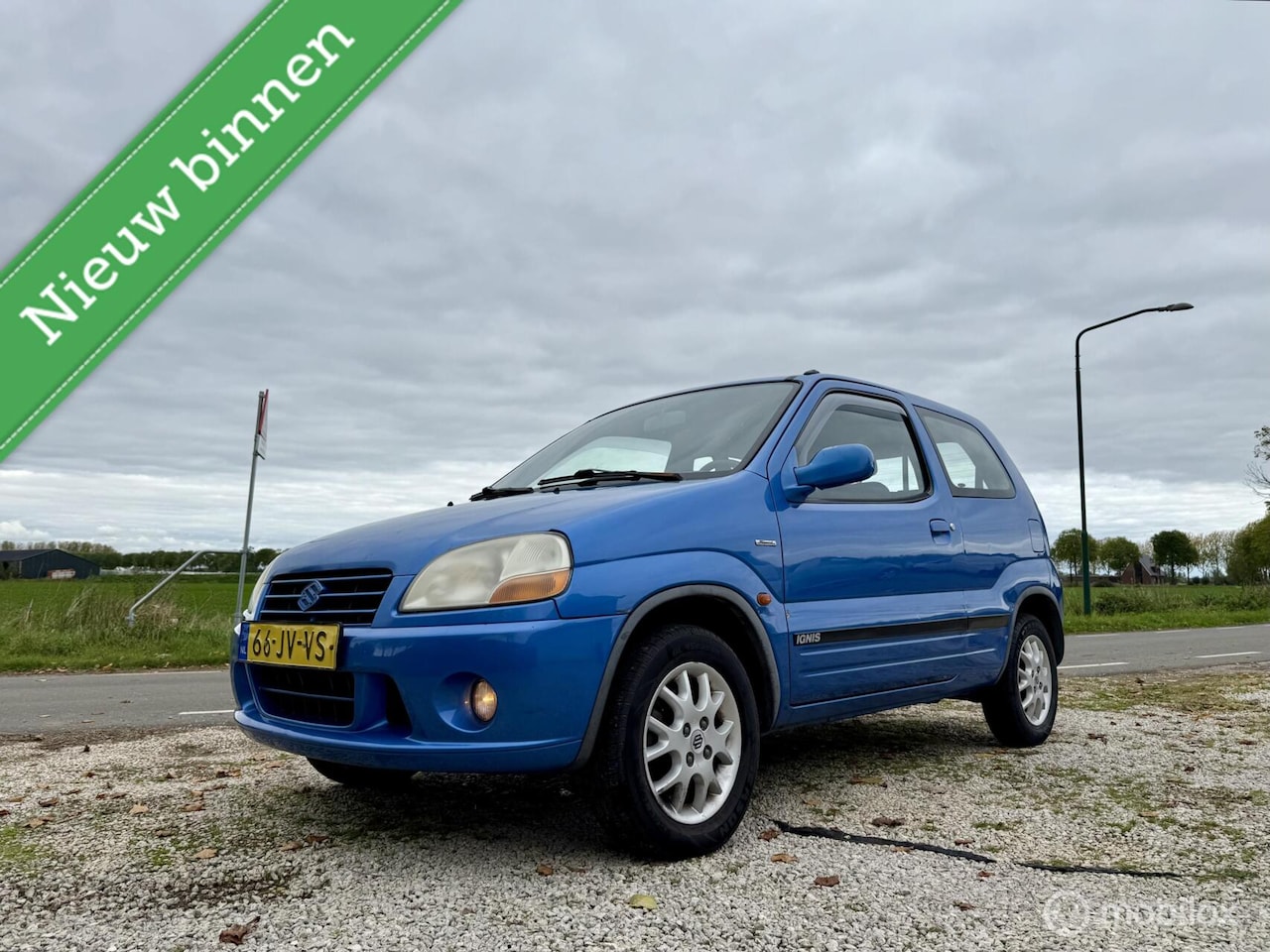 Suzuki Ignis - 1.3-16V Special 1.3-16V Special, BJ 2002, Airco, Ruime APK, NAP - AutoWereld.nl