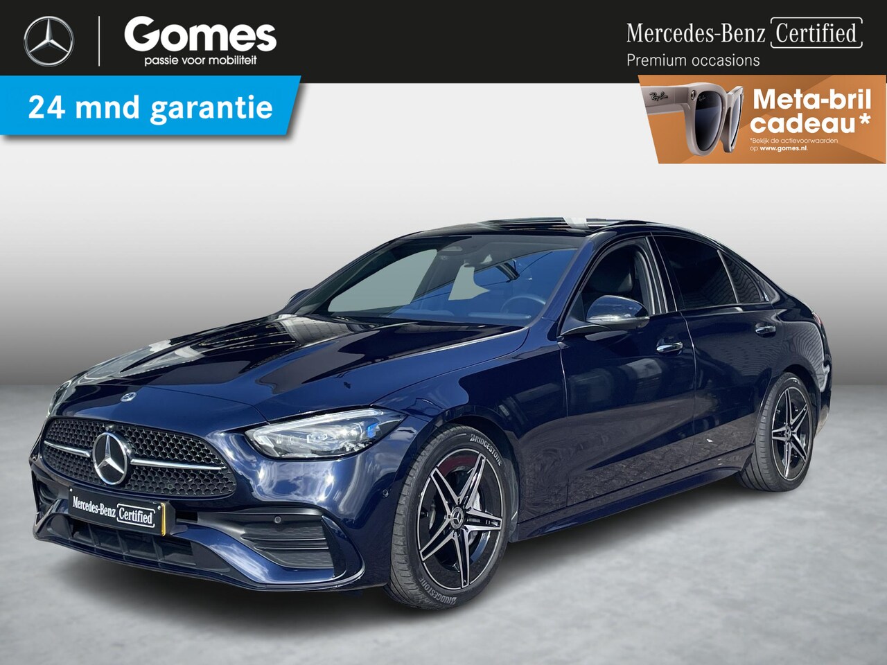 Mercedes-Benz C-klasse - 180 AMG | Panoramadak | Night Pakket - AutoWereld.nl