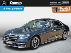 Mercedes-Benz S-klasse - 500 4MATIC Lang AMG Line | Panoramadak | Burmester | 360˚ camera | Nappaleder Beige | Mass