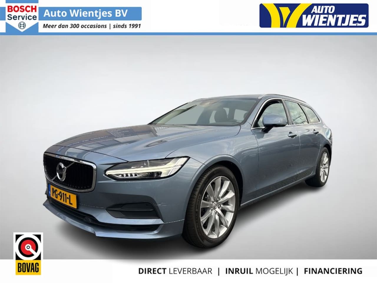 Volvo V90 - 2.0 T5 Geartronic | Momentum | Leer | Navi - AutoWereld.nl
