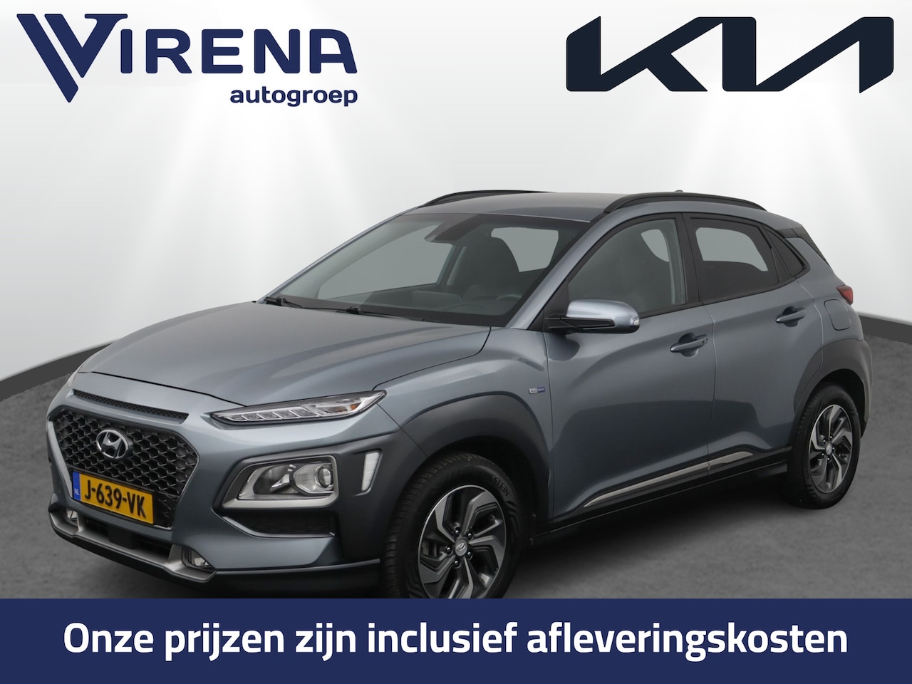 Hyundai Kona - 1.6 GDI HEV Fashion - Adaptive Cruise - Trekhaak - Climate Control - DAB - Apple Carplay/A - AutoWereld.nl