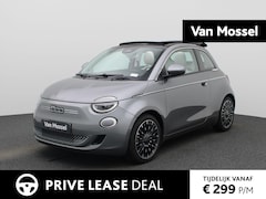 Fiat 500 C - 500e La Prima 42 kWh AUTOMAAT | LEDER | ADAPTIEVE CRUISE | CAMERA | NAVIGATIE | WINTERPAKK