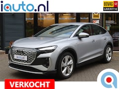 Audi Q4 Sportback e-tron - 40 S edition 77 kWh S-Line/Camera/Keyless/Head-up/Elek. klep/ACC/20"/Trekhaak wegkl