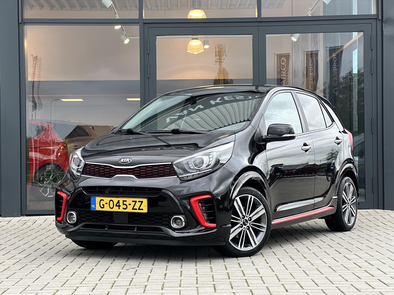 Kia Picanto - 1.0 T-GDi 100pk 5-zits GT-Line | NAV | Cam. | Leer | Climate | Stoel + Stuurverw. | Climat - AutoWereld.nl