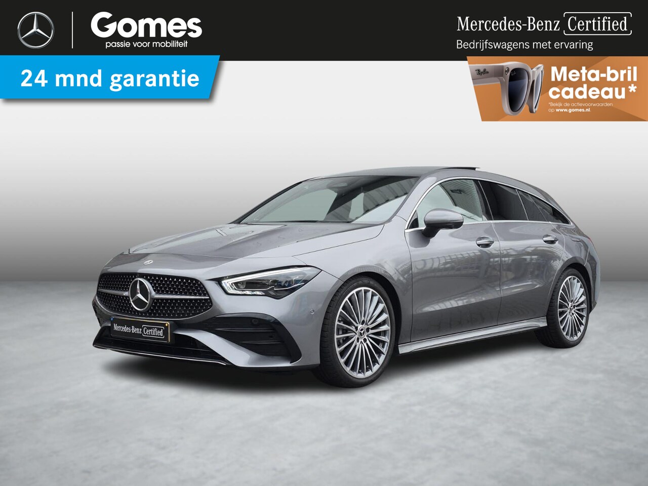 Mercedes-Benz CLA-klasse Shooting Brake - 180 AMG Line | Panoramadak | Burmester - AutoWereld.nl