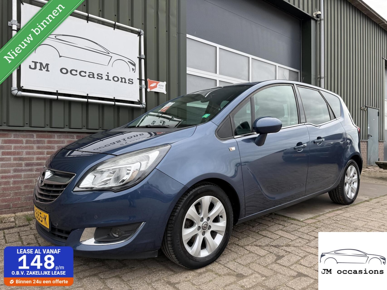 Opel Meriva - 1.4 Turbo Blitz|Half leder|Clima|Navi|Fietsen drager - AutoWereld.nl