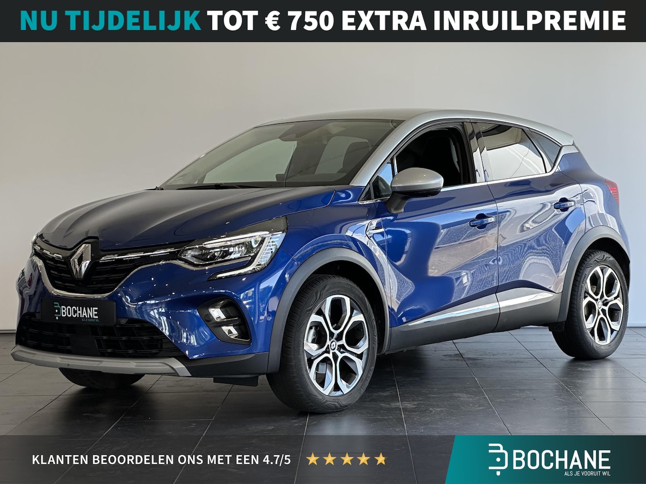 Renault Captur - 1.0 TCe 90 techno RONDOM ZICHT CAMERA | NAVIGATIE | 18" LICHTMETALEN VELGEN - AutoWereld.nl