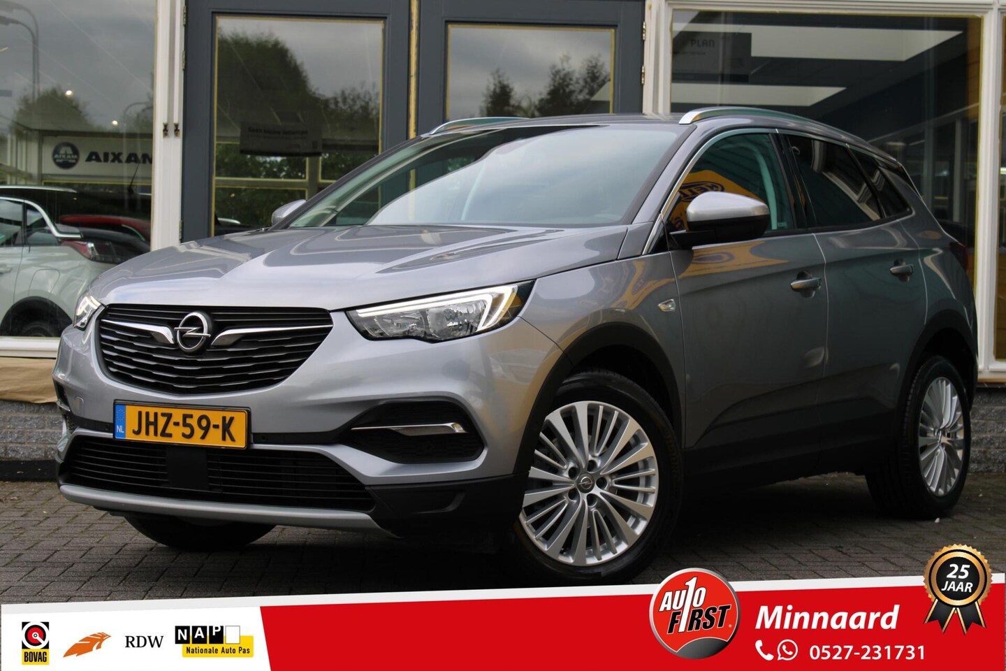 Opel Grandland X - 1.2 Turbo Innovation Automaat, Navigatie - AutoWereld.nl