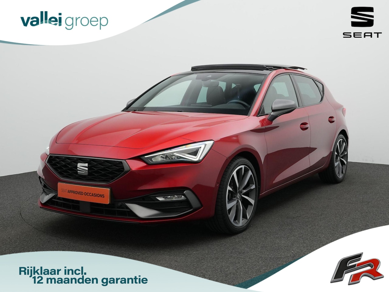 SEAT Leon - 1.5 eTSI 150 pk DSG FR Launch Edition | Panoramadak | Trekhaak | Navigatie | Parkeersensor - AutoWereld.nl