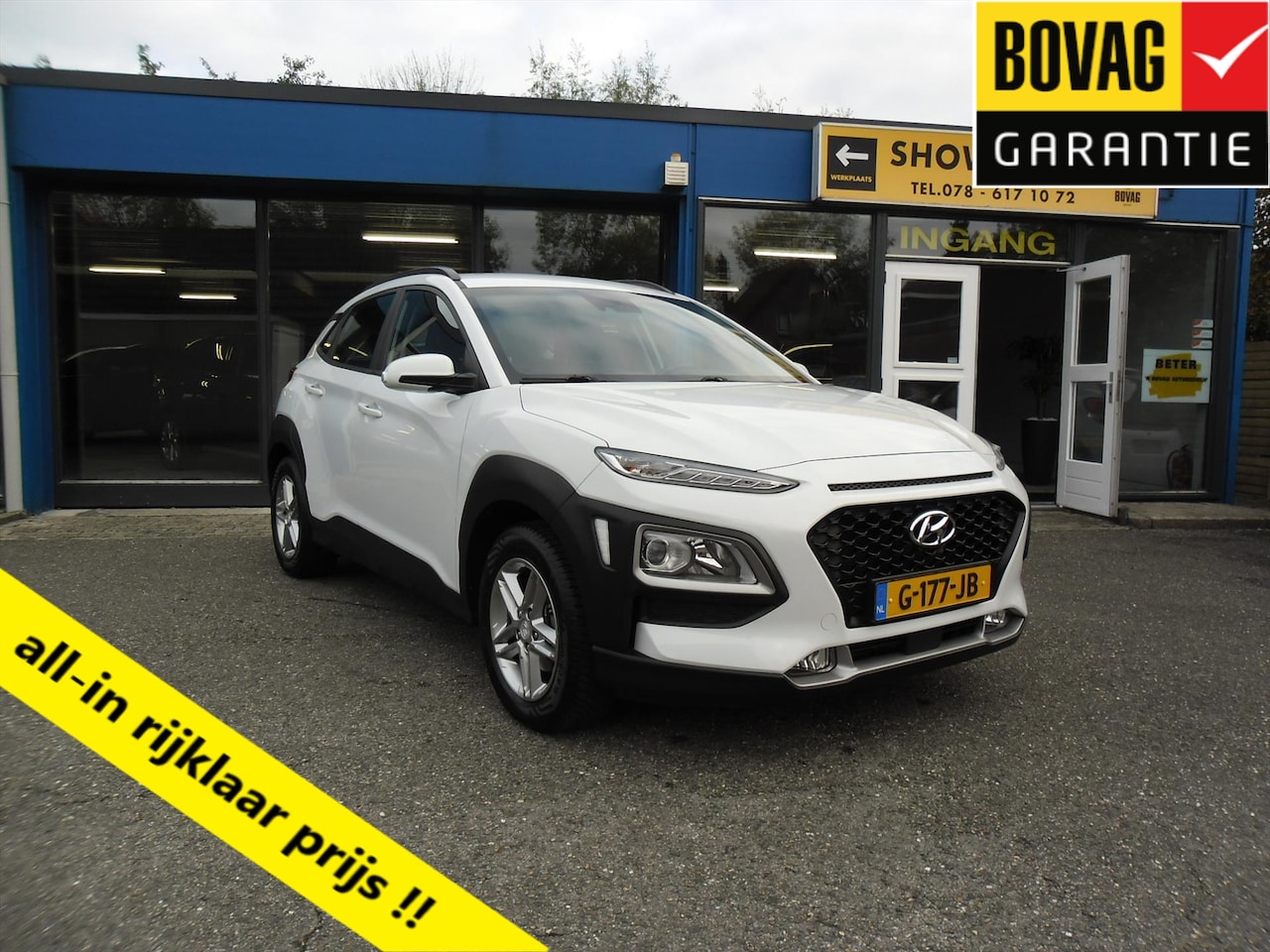 Hyundai Kona - 1.0 T-GDI 120PK COMFORT NAV ECC LMV CAMERA PDC 40378 KM RIJKLAARPRIJS - AutoWereld.nl