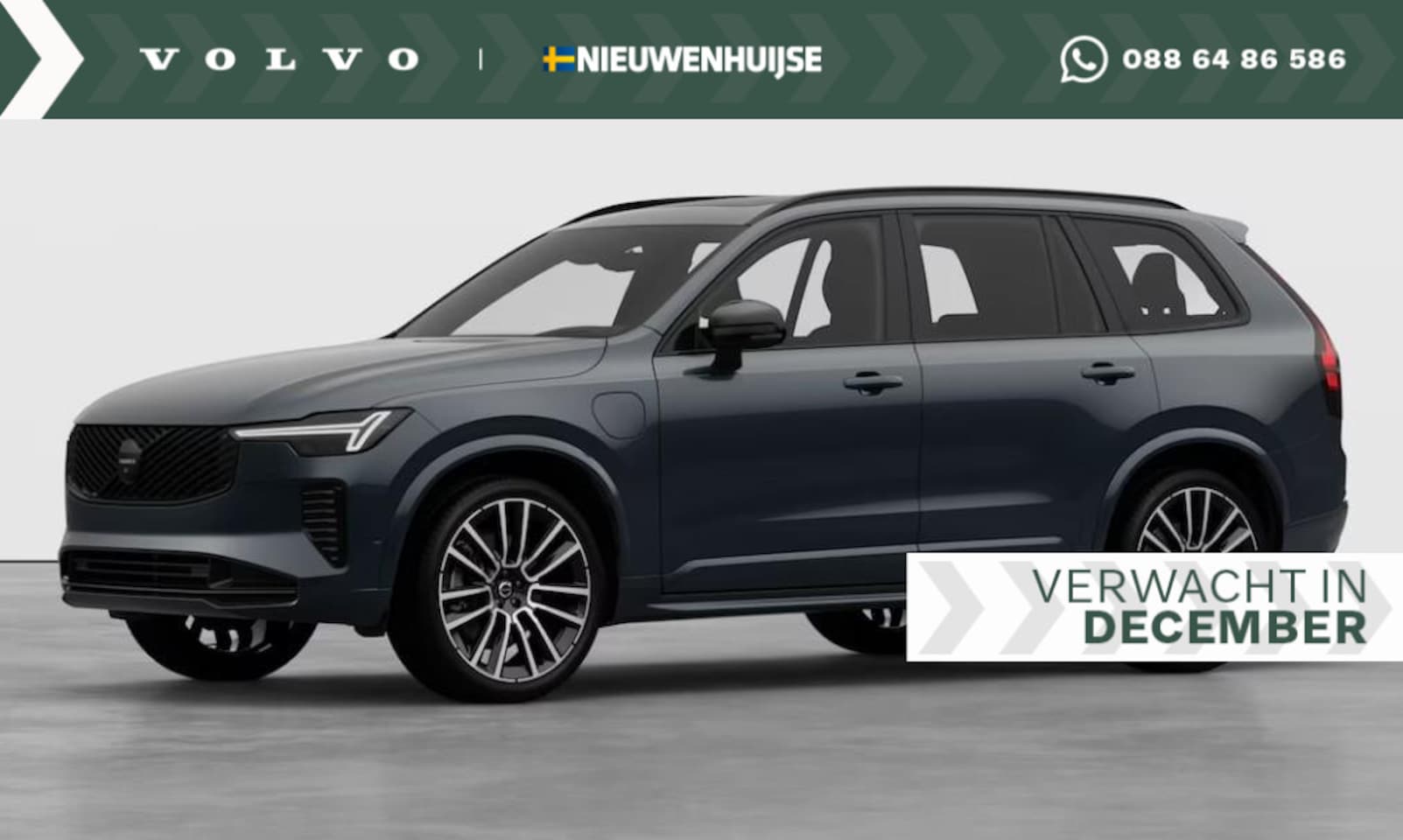 Volvo XC90 - 2.0 T8 Plug-in hybrid AWD Ultra Black Edition | Executive | 22" | Bowers & Wilkins | Lucht - AutoWereld.nl