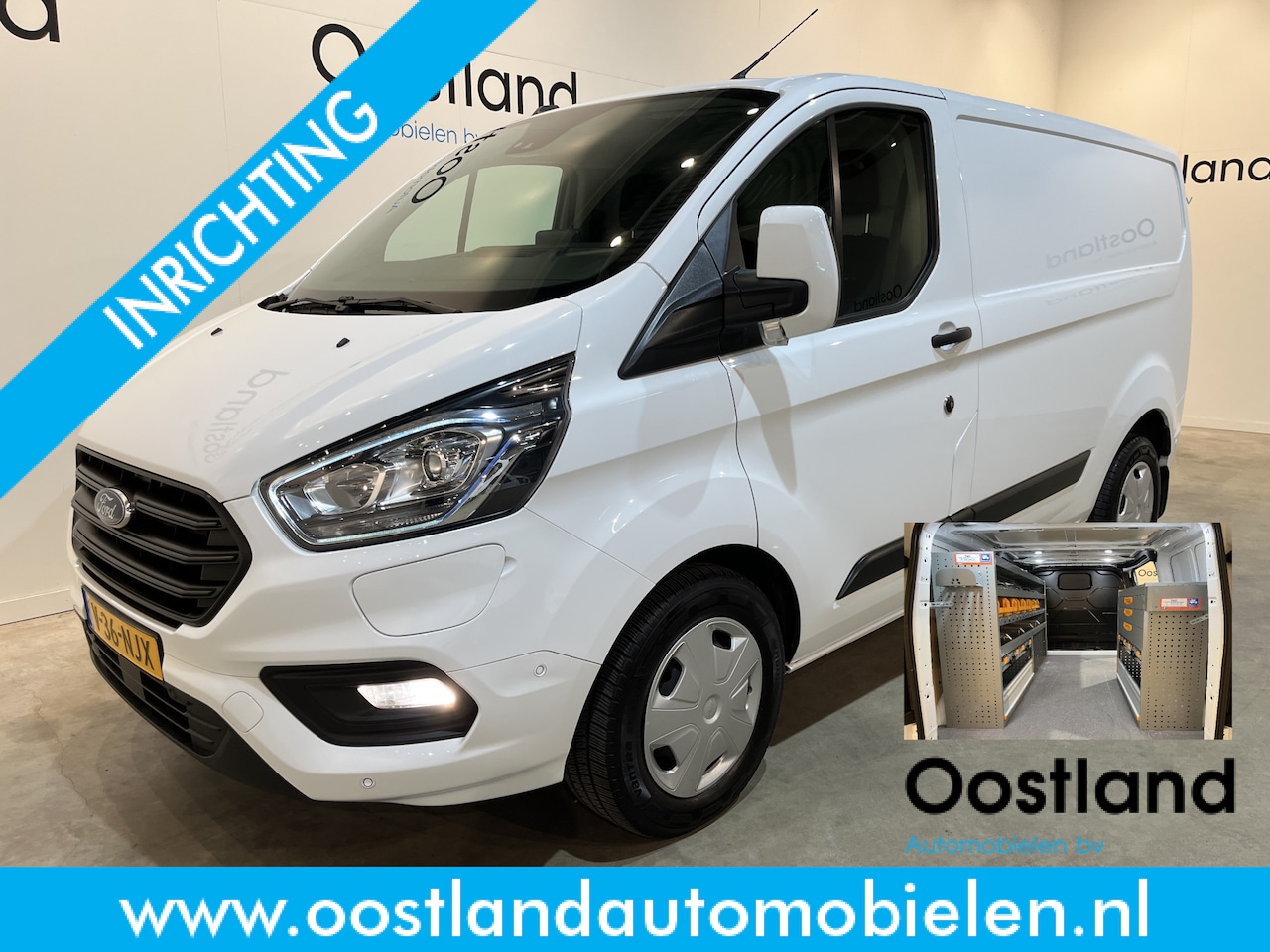 Ford Transit Custom - 340 L1H1 PHEV Trend Automaat / Euro 6 / Servicebus / Inrichting /  Airco / Cruise Control - AutoWereld.nl