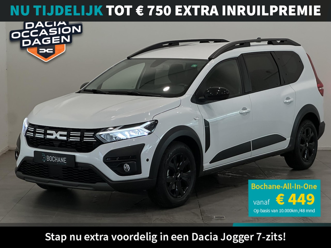 Dacia Jogger - 1.0 TCe 110 Extreme 7p. | 7-persoons | Navigatie | Dodehoekdetectie | Parkeersensoren voor - AutoWereld.nl
