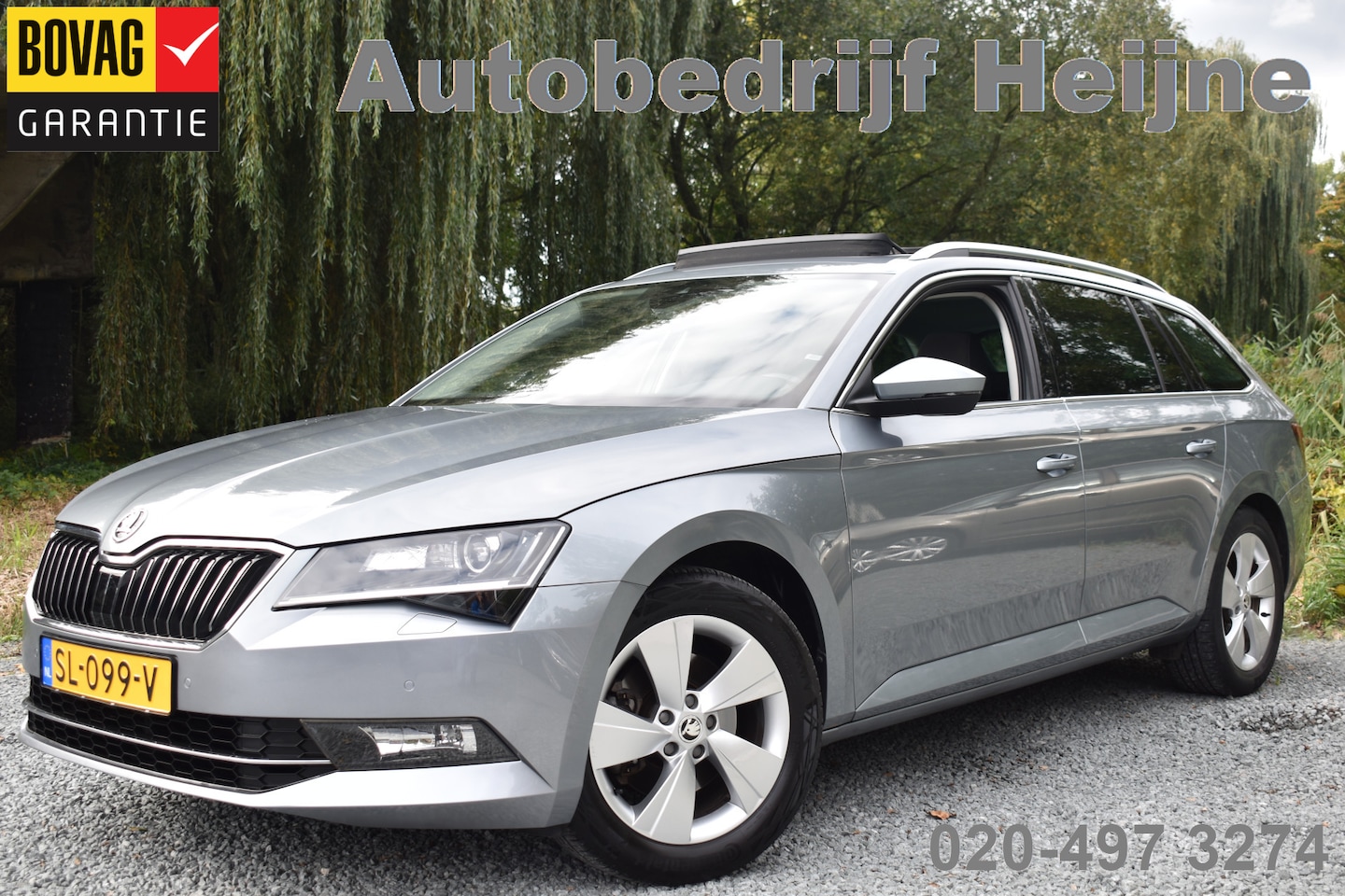 Skoda Superb Combi - TSI ACT 150PK DSG AMBITION BUSINESS TREKHAAK/NAVI/PANORAMADAK - AutoWereld.nl
