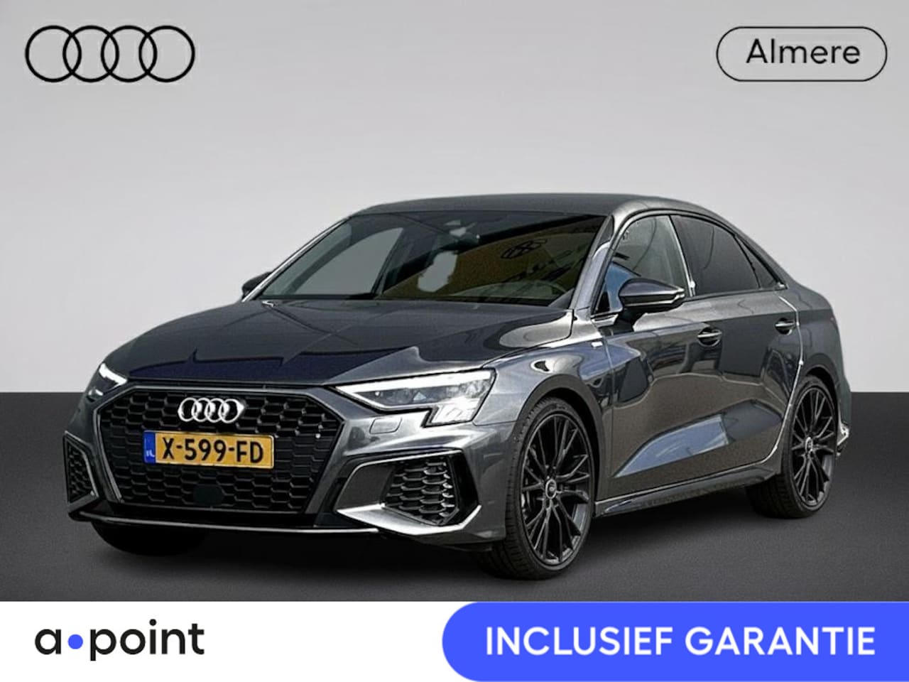 Audi A3 Limousine - 30 TFSI S edition 110 pk S-tronic | S-line | 19 inch lichtmetaal | Zwart Optiek | Stoelver - AutoWereld.nl