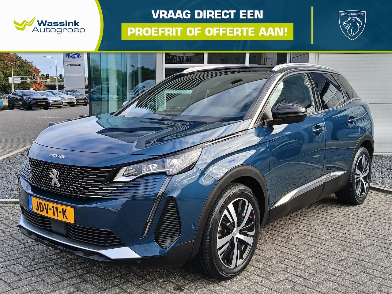 Peugeot 3008 - 1.2 PureTech 130pk EAT8 Automaay GT Pack Business | Navigatie | Trekhaak | Camera | - AutoWereld.nl