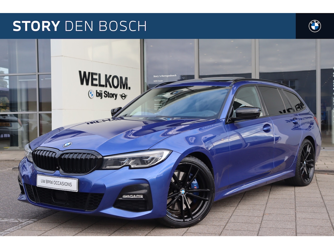 BMW 3-serie Touring - 330i High Executive M Sport Automaat / Panoramadak / Sportstoelen / Laserlight / Comfort A - AutoWereld.nl