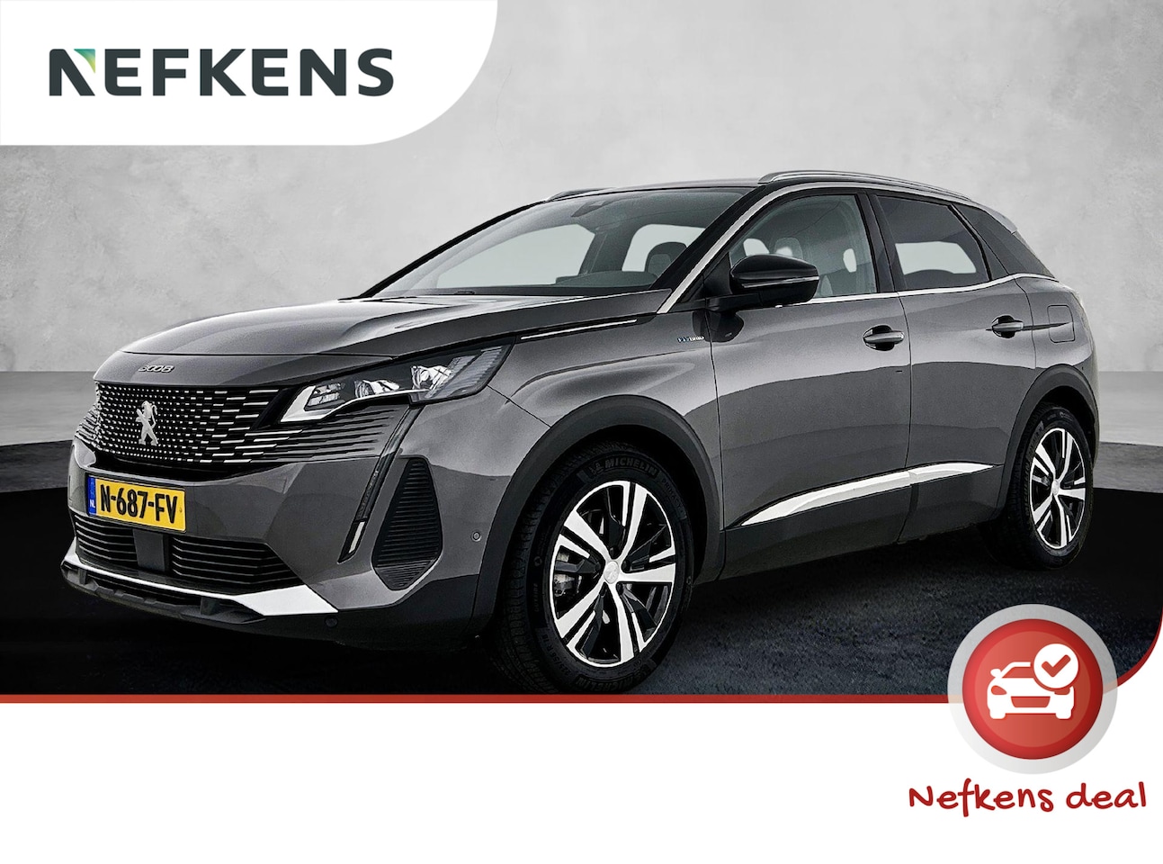 Peugeot 3008 - 1.6 HYbrid GT 225pk Automaat | Navigatie | Climate Control | Adaptieve Cruise Control | Ac - AutoWereld.nl