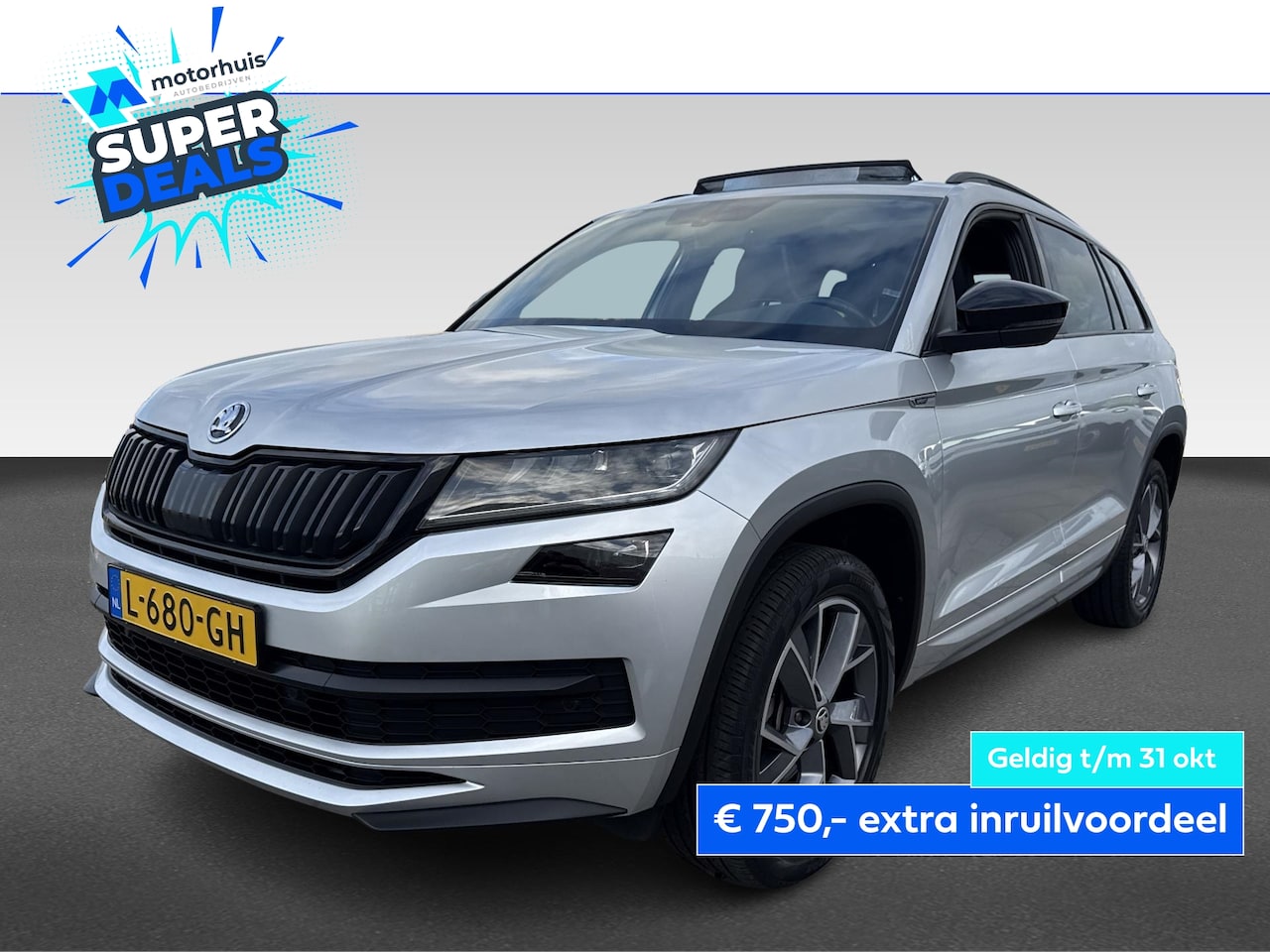 Skoda Kodiaq - 1.5 TSI Greentech ACT 150pk DSG-7 Automaat 7 persoons Sportline Business - AutoWereld.nl