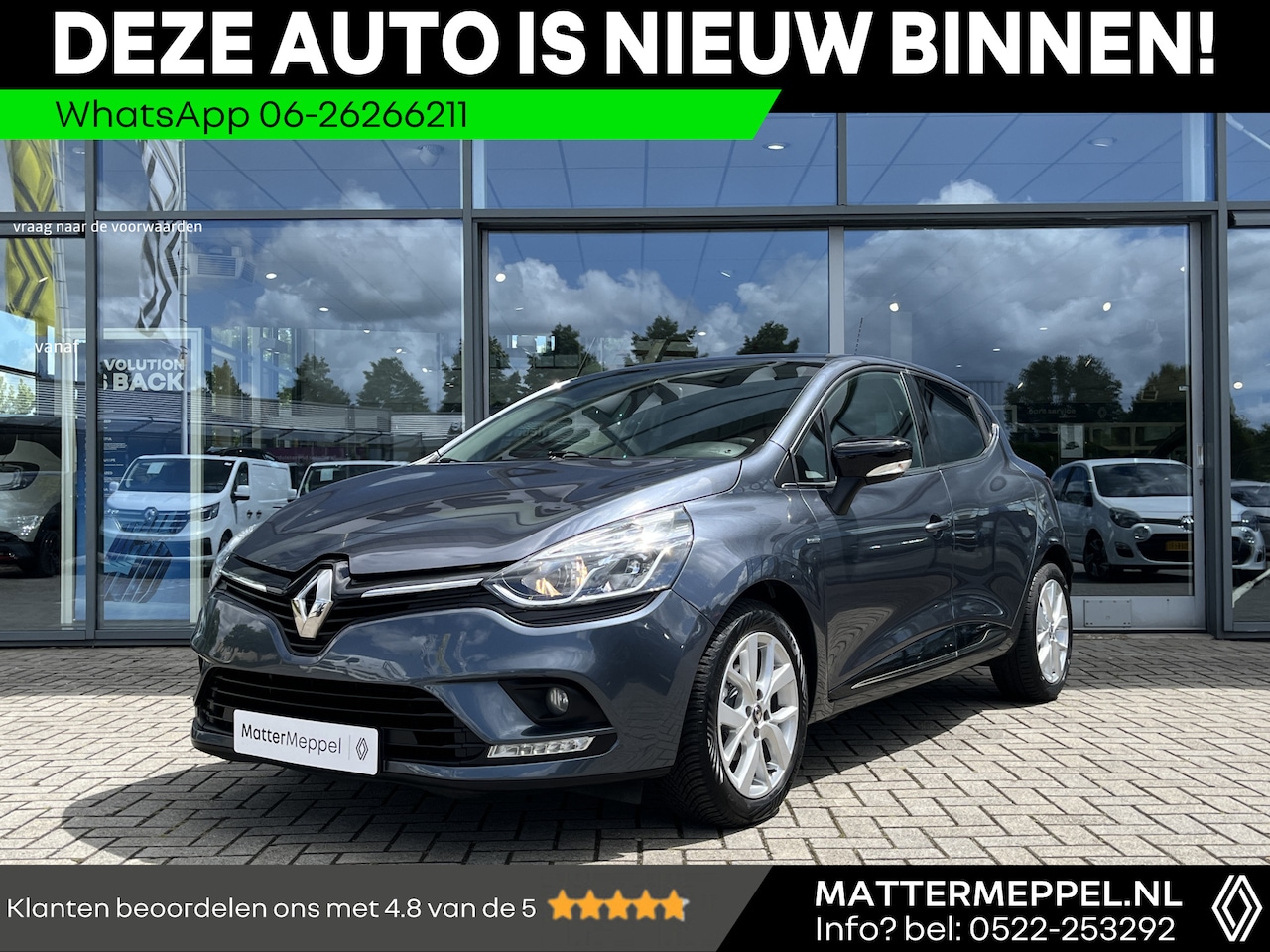 Renault Clio - TCe 90 Limited | NL Auto | Navigatie | Parkeersensoren | Airco | Keyless | Lichtmetaal | C - AutoWereld.nl