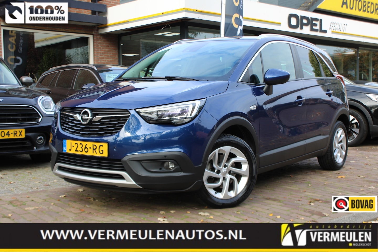 Opel Crossland X - 1.2 Turbo 110PK Innovation + 16"/ Clima/ Cruise/ Full-LED/ Camera/ CarPlay/ NL auto - AutoWereld.nl