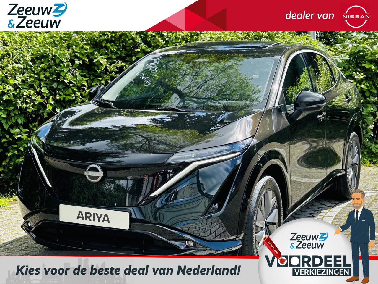 Nissan Ariya - Evolve 66 kWh AUTOMAAT | €2950,- Z&Z subsidie! | Navigatie, Apple Carplay en Android Auto - AutoWereld.nl