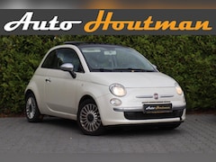 Fiat 500 - 0.9 TwinAir Lounge Airco|Leder|Panorama schuifk. dak|Iso-fix|Blue & Me