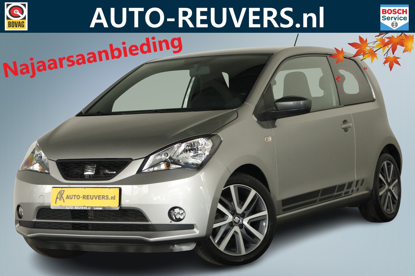 SEAT Mii - 1.0 FR Connect / Airco / Cruisecontrol / Bluetooth / Stoelverw - AutoWereld.nl