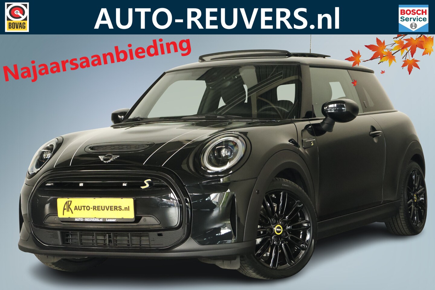 MINI Mini-Electric - Cooper Yours 33 kWh / LED / Opendak / Leder / HarmanKardon / HUD - AutoWereld.nl