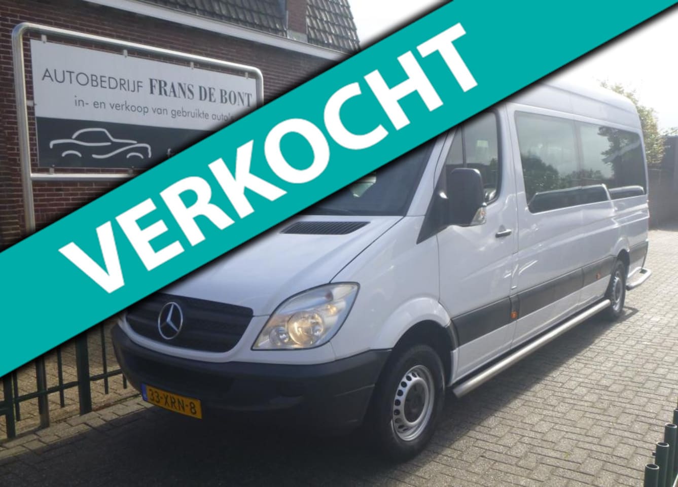Mercedes-Benz Sprinter - 313 2.2 CDI 432 HD AIRCO MAXI 9 PERSOONS ROLSTOEL € 8100 EX BTW - AutoWereld.nl