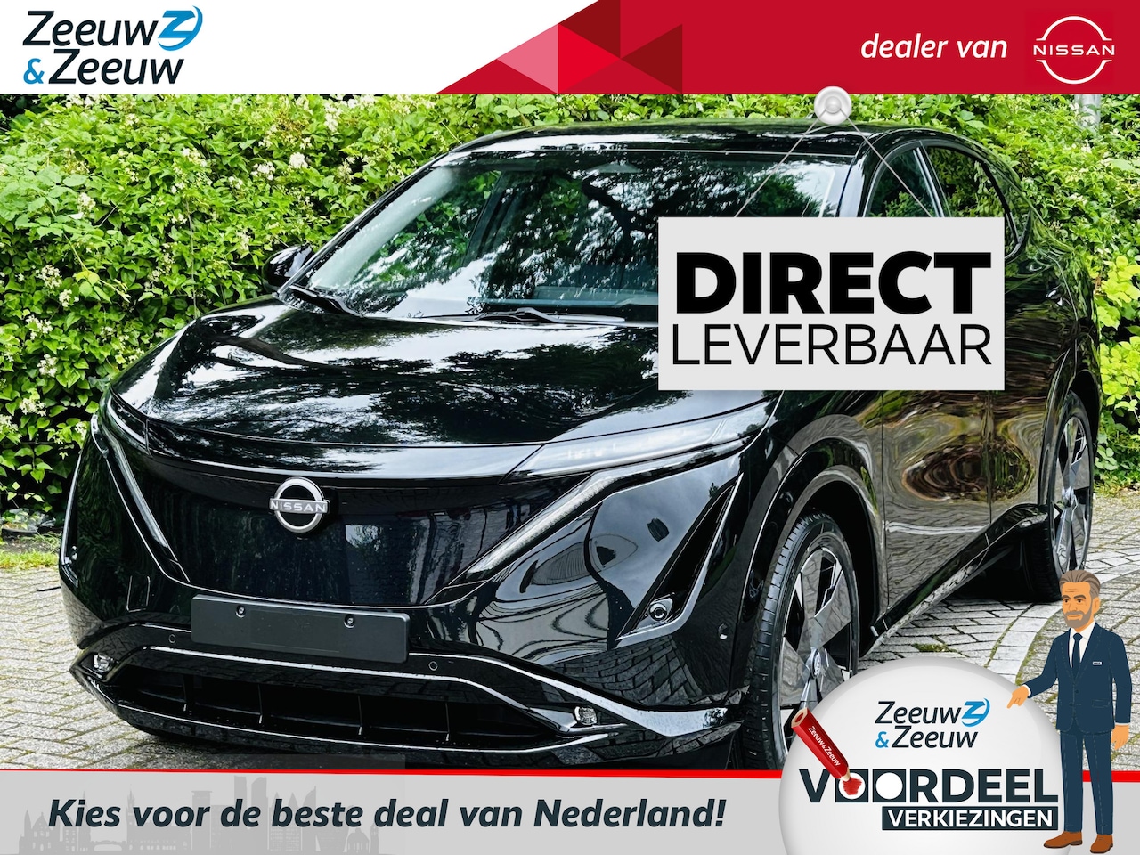 Nissan Ariya - Evolve 91 kWh | €5 .000,- voorraad korting inclusief inruilpremie| Navigatie, Apple Carpla - AutoWereld.nl