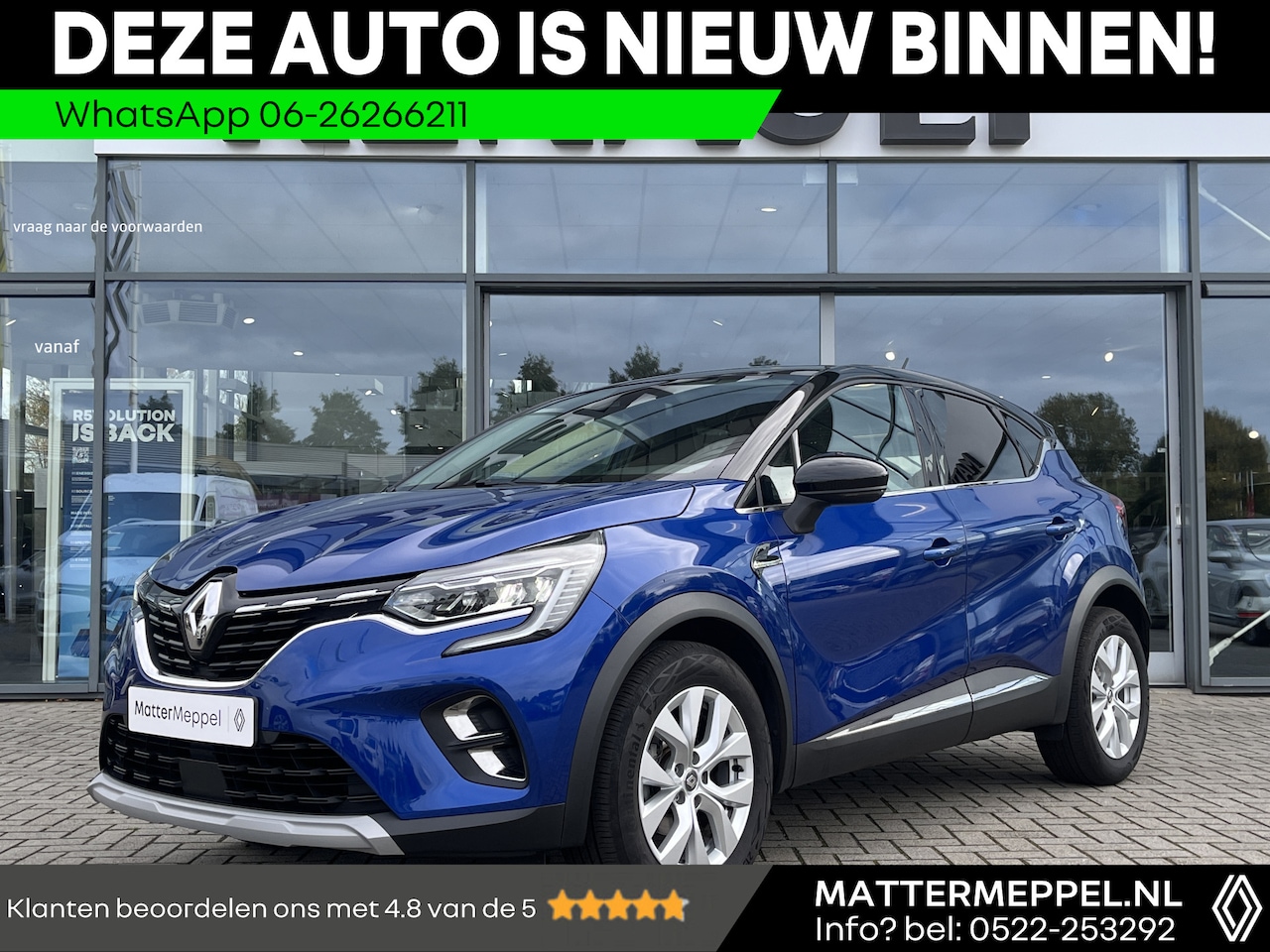 Renault Captur - 1.0 TCe 100 Intens | NL Auto | Navigatie | Climate Control | Parkeersensoren | Keyless | L - AutoWereld.nl