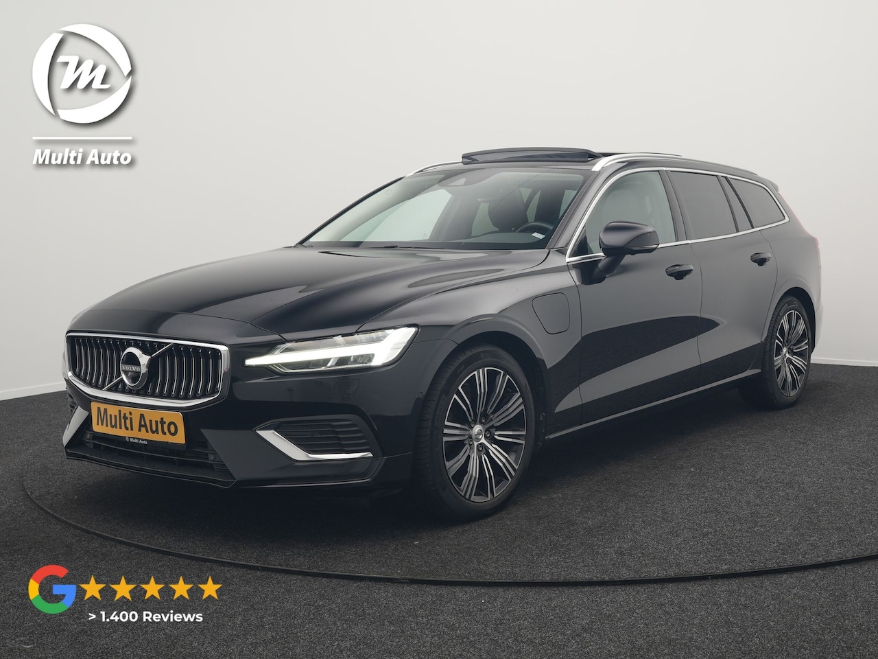 Volvo V60 - 2.0 T6 Recharge AWD Inscription Plug In Hybrid 350pk PHEV | Trekhaak Af Fabriek | Panodak - AutoWereld.nl