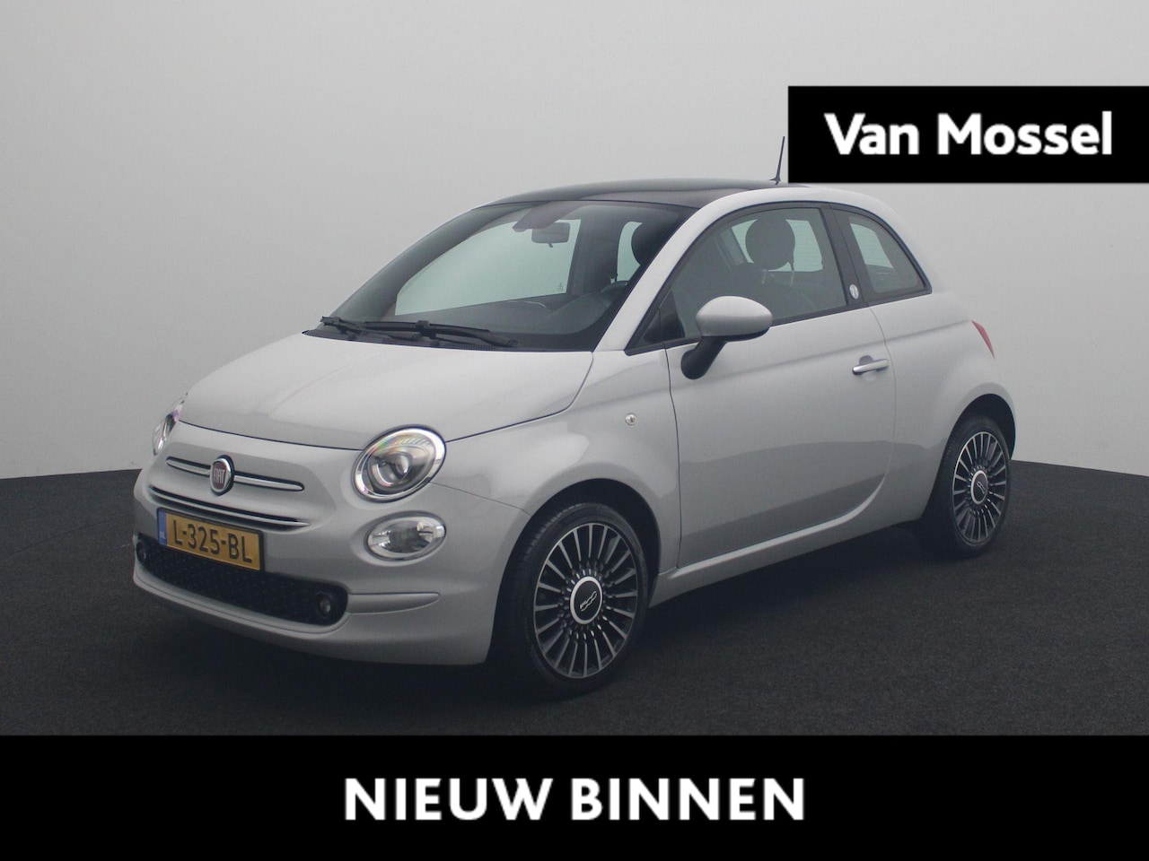 Fiat 500 - 1.0 Hybrid Launch Edition | Navi | Half Leder | Parkeersensoren | Panoramadak | Apple CarP - AutoWereld.nl