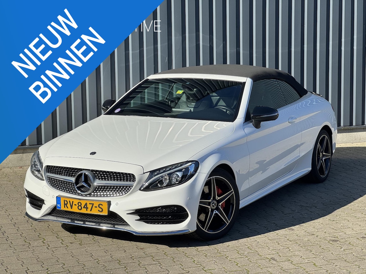 Mercedes-Benz C-klasse Cabrio - 200 Edition 1 AMG Burmester | Nekverwarming | Leder - AutoWereld.nl