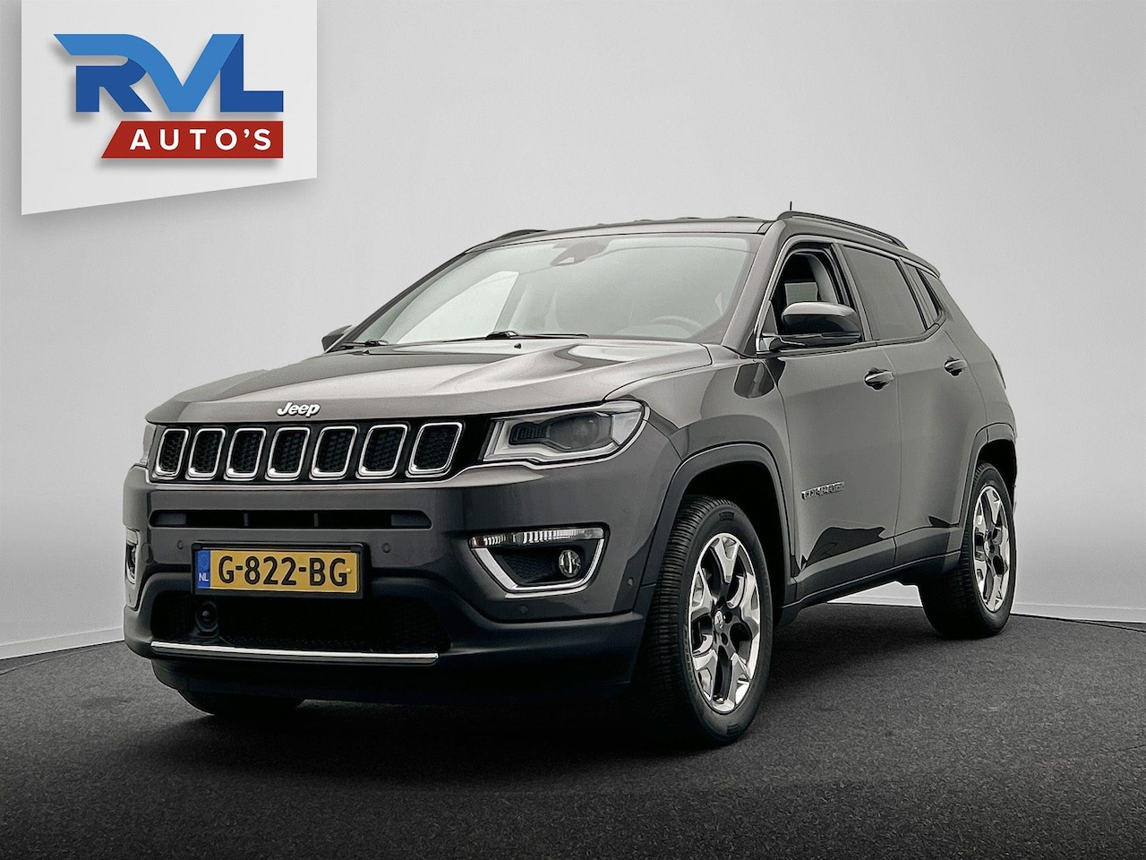 Jeep Compass - 1.4 MultiAir Limited* Origineel Nederlands * Keyless Leder Camera Trekhaak - AutoWereld.nl
