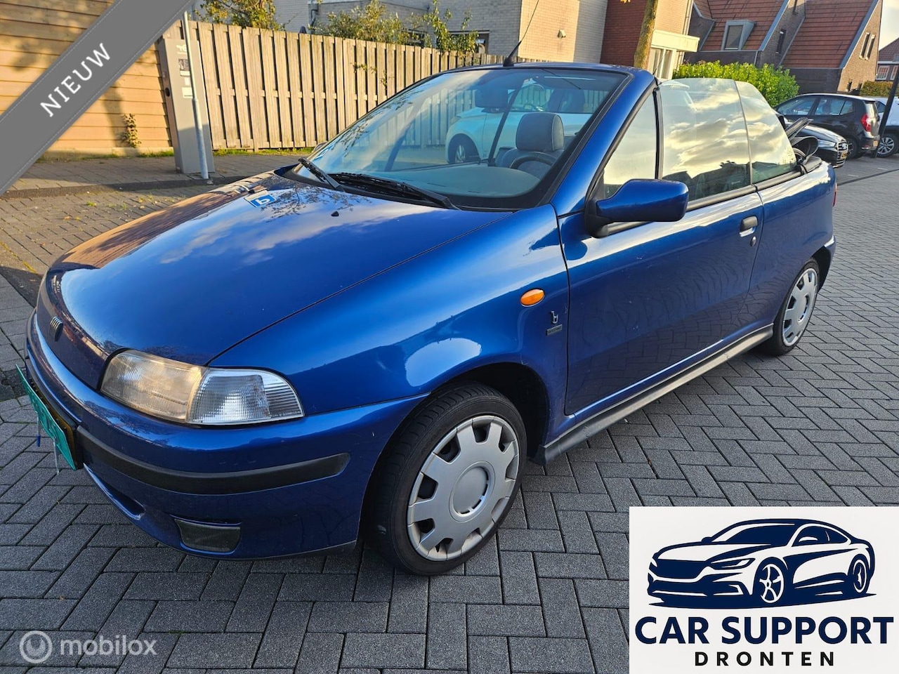 Fiat Punto Cabrio - 1.6 90 ELX 1.6 90 ELX,2e Eigenaar,99.781 KM,Elec.Dak - AutoWereld.nl