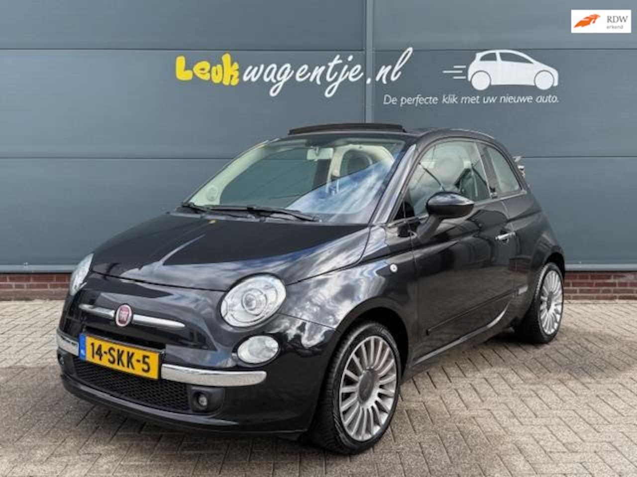 Fiat 500 C - 1.2 Rock Cabrio Autom. *leder *climate *topstaat - AutoWereld.nl