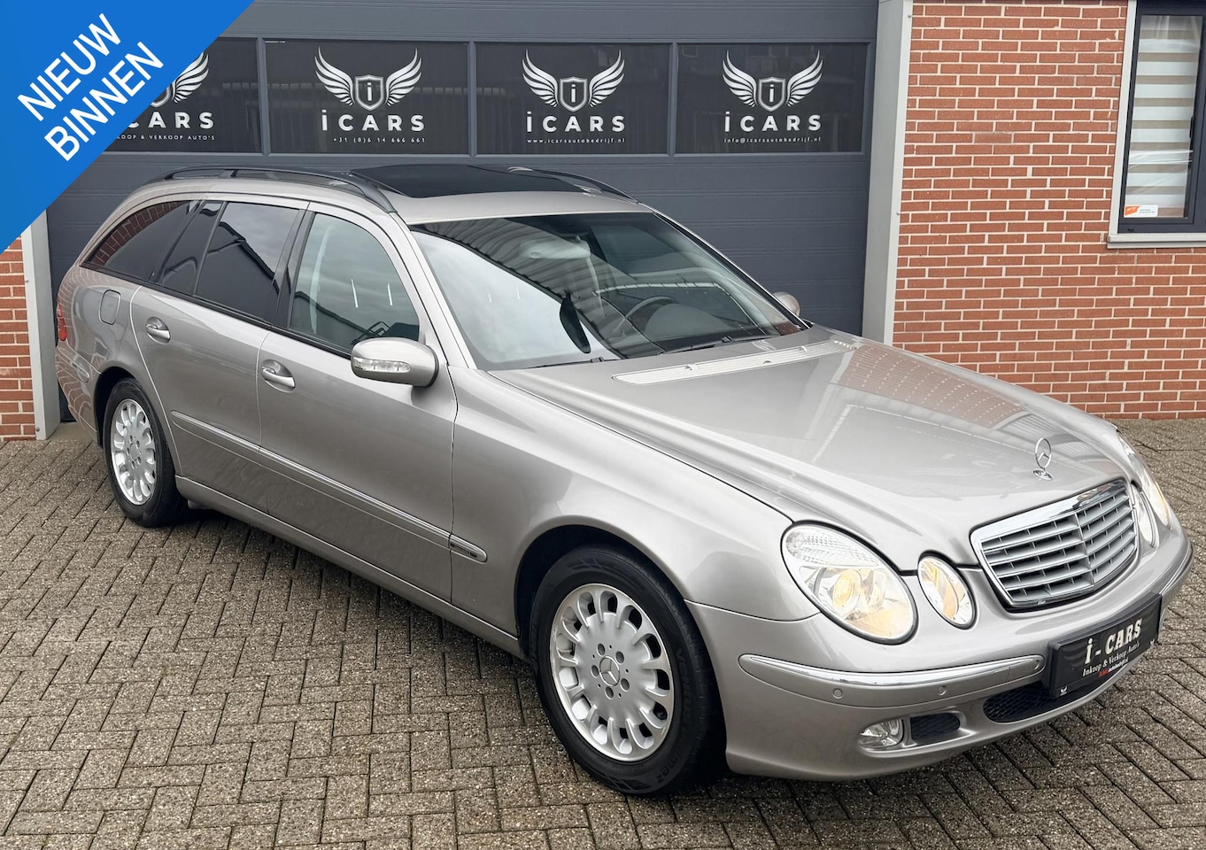 Mercedes-Benz E-klasse Combi - 200 K. schuifdak Leer PDC 2e eigenaar - AutoWereld.nl