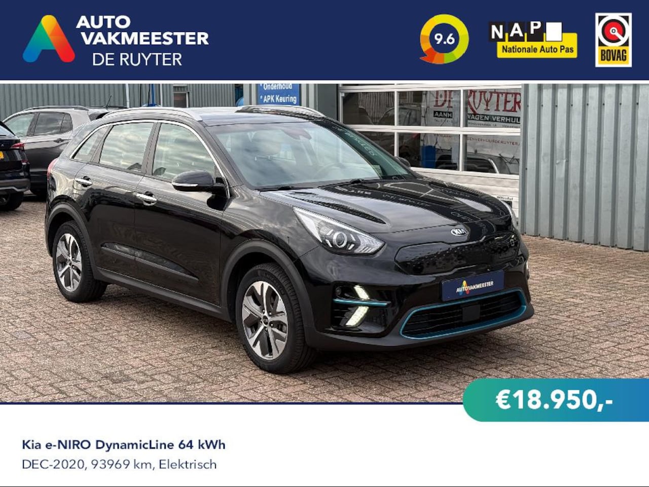 Kia e-Niro - DynamicLine 64 kWh DynamicLine 64 kWh - AutoWereld.nl