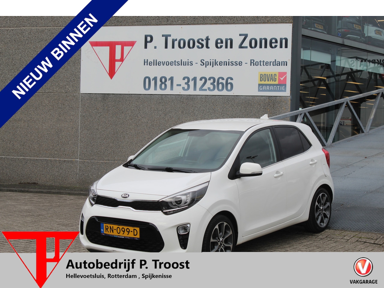 Kia Picanto - 1.0 CVVT Design Edition Lederen bekleding/Navigatie/Achteruitrijcamera/Cruise control/Clim - AutoWereld.nl